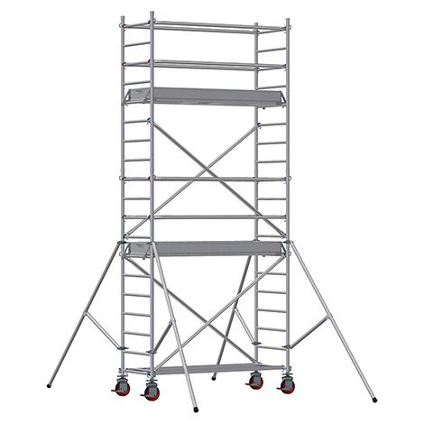 Trabattello 2 piani - Altezza max. di lavoro 5.90m - 7130040
