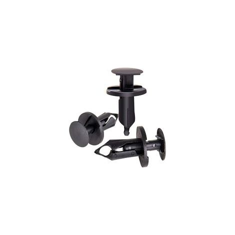 Rivets Clip de Fixation de Voiture 120Pcs: 8mm Retenue Vehicle Clips Rivets en Plastique, Fixation de Carrosserie Garniture de Voiture