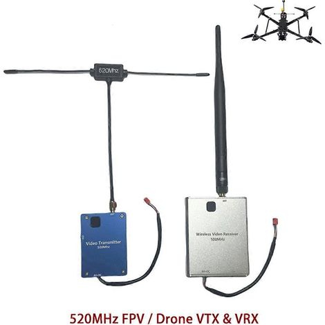 520 MHz 20 km FPV-Videosender 2 W VRX Drahtlose Übertragung