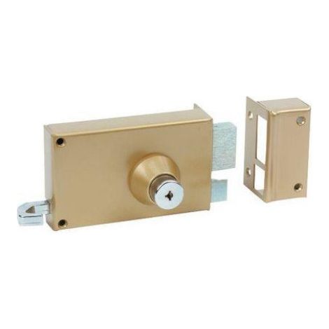 Mécanisme REMPART horizontal tirage coloris OR gauche BRICARD 38012