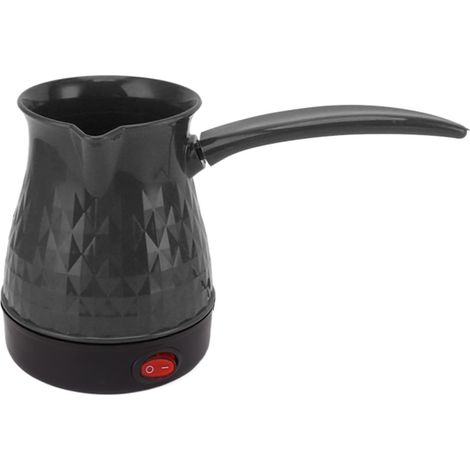 1 Cafetière électrique, Acier inoxydable, 500 ML, Chauffage rapide, Poignée anti-brûlure, Maison
