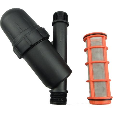 Filtre à mailles 3/4 en acier inoxydable Crépine d'irrigation, filtre à eau pour jardin, irrigation goutte à goutte pour pompe (1/5)