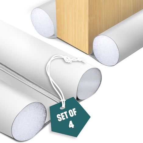 Vounot – Lot de 4 boudins de porte isolants découpables 96cm – Mousse EPE pour blocage froid et nuisances sonores – Housse PVC résistante