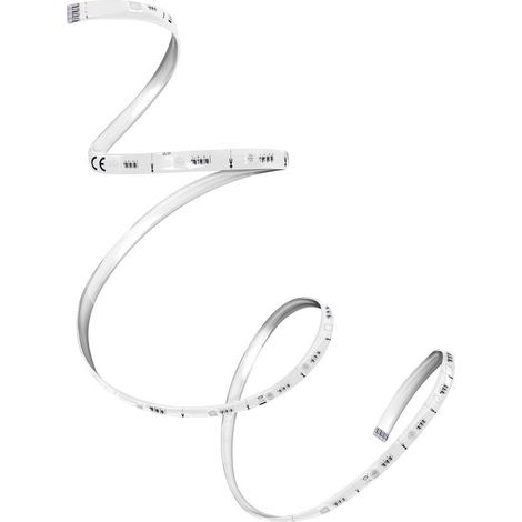 Ruban LED FLEX AUDIO TV 2M VR, blanc, 3,5 W, 55 lm, récepteur sonore intégré, capteur de couleur RVB, télécommande, longue durée de vie, installation facile, connexion USB, indice de protection (1/4)