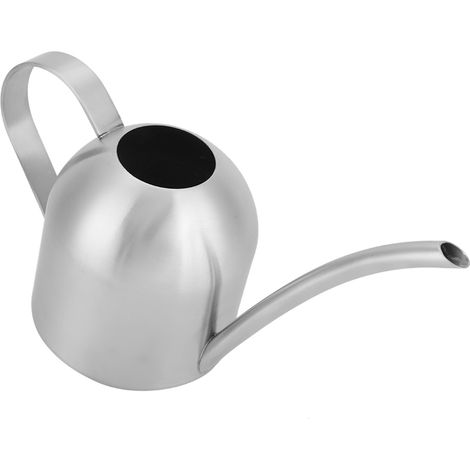 Arrosoir en Acier Inoxydable 1000ml avec Bec Long pour Jardin, Plantes et Fleurs en Pot (1/5)