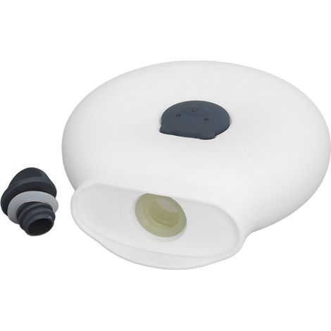 Bouillotte En Silicone 560ml Résistante Aux Explosions Pour Maison Bureau Voyage - Blanche (1/5)
