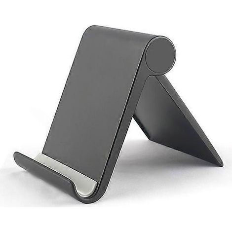 Support pliable pour téléphone et tablette, en ABS avec coussinet antidérapant, léger pour la maison, le bureau et les voyages, compatible avec les téléphones et les tablettes. (1/5)