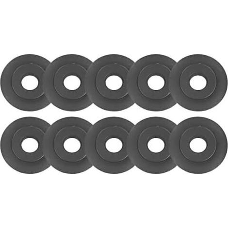 Jeu de 10 Lames de Rechange pour Coupe-Tube Roue de Secours en Acier Traité pour Coupe-Tube en Cuivre Outil de Plomberie Professionnel (1/4)