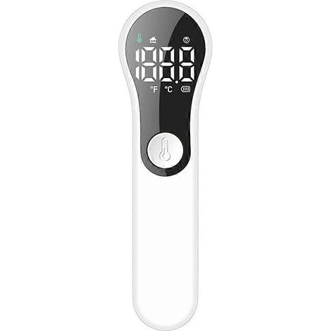 Thermomètre infrarouge numérique frontal, pyromètre portable multifonctionnel, thermomètre infrarouge sans contact rechargeable (1/5)