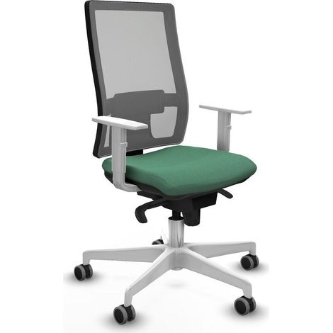piqueras-y-crespo Horna chaise de bureau vert émeraude (1/3)