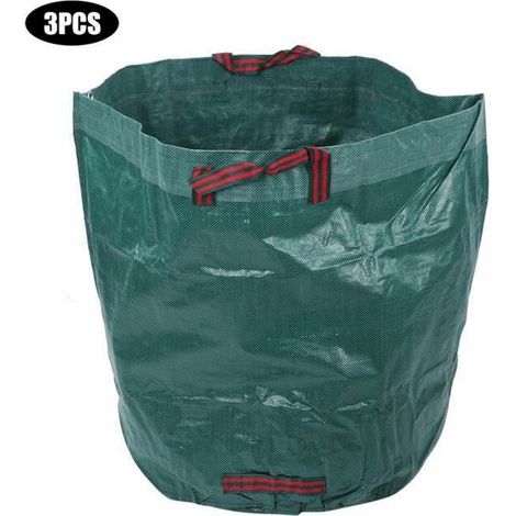 royaluxe - Dioche 3pcs 272L Feuille Sac De Stockage Sac Poubelle pour Fleurs Plantes Jardin Feuilles Sac De Plantation Fournitures De Plantation Extérieur (1/4)