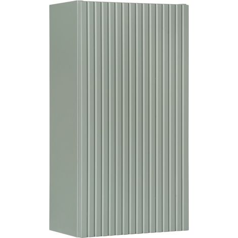 Mobile da bagno ELVINA - 1 porta - Altezza 57 cm - Verde salvia pastello - Mobile sospeso