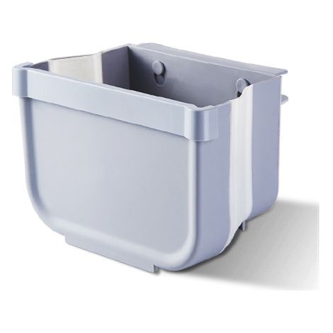 MINKUROW Faltbarer Küchen-Mülleimer Tür Küche Wandmontierter Mülleimer Für Auto Home Office,Nur Einer,Csmall,Grau (1/4)