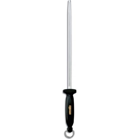 AFFILATOIO MACELLAIO PROFESSIONALE TONDO CILINDRICO MANICO ATOSSICO 30cm AUSONIA (1/2)