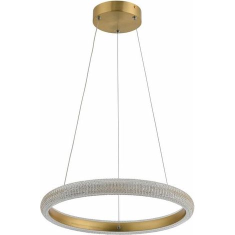Suspension Vigo dorée anneau Ø40 LED 18W IP20 Reality (1/3)
