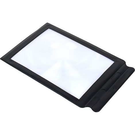 A4 Full Page 3x Magnifier Sheet LARGE Magnifying Glass Book Reading Aid PVC Lens (1/5)