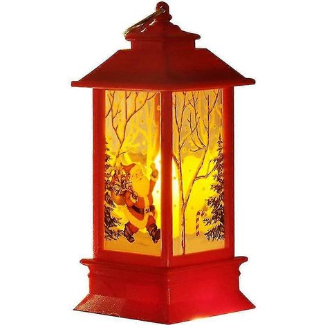 Weihnachtslichter, Tischdekoration, roter alter Mann (1/5)