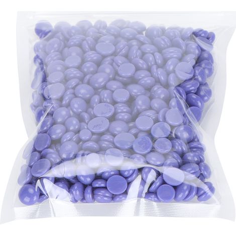 50g Lavande - Perles de cire dépilatoire professionnelles visage, bras, dos et jambes, unisexe (1/5)