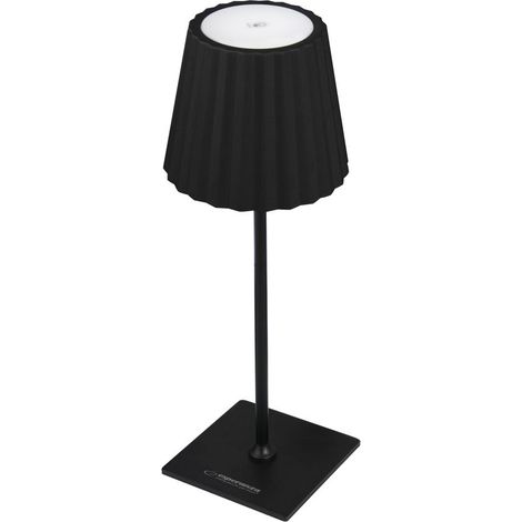Esperanza schreibtischlampe led turais schwarz