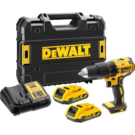 Perceuse-visseuse à percussion Brushless 18V, 2x2Ah, DCD778D2T-QW (1/5)