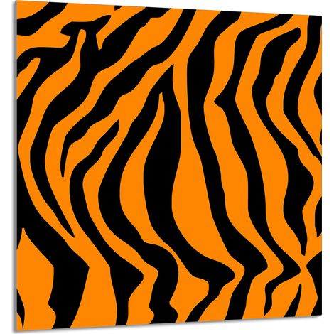 GLASPLATTE FÜR KÜCHE 60x65 Tiger (1/5)