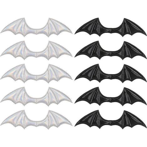 10 Stück Fledermausflügel für Halloween-Dekorationen (1/3)