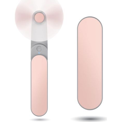 USB Tischventilator leise Mini Ventilator für Schreibtisch mit 2 Geschwindigkeitsstufen für Home Office, Schlafzimmer & Tisch PC (1/5)
