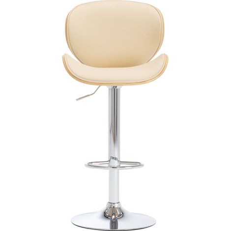Maison Exclusive - Barhocker Creme Kunstleder