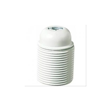 Douille E27 plastique noir demi-filetée + bague M10 L'Ébénoïd