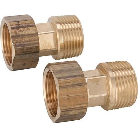 Kit de raccords 11/4" filetage male x ecrou-chapeau Kit de 2 pieces