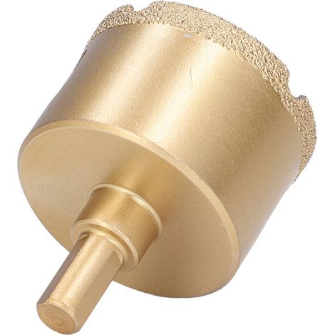 Scie cloche diamantée, foret en acier au carbone pour carrelage, porcelaine et verre, queue triangulaire, 50 mm (1/5)