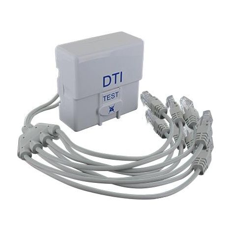 Coffret de communication DTI modulaire cuivre 8 sorties – Type de port connectique pour rail DIN – Installation rapide et facile – BLM