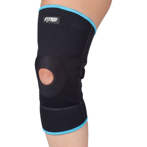 Rodillera Rotuliana Deportiva Fytter Knee Support de Neopreno y Nylon Transpirable y Adaptable (1/4)