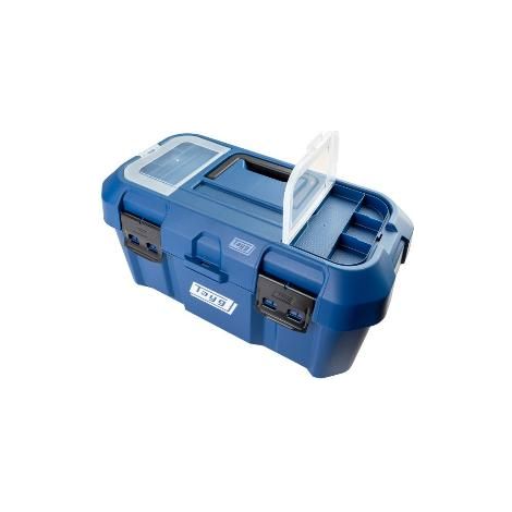 FPLUS caja herramientas nº46 azul tayg , Material: Polipropileno (PP) de alta calidad
Dimensiones Exteriores: 499 x 279 x 254 mm
Peso: Soporta 16kg internos
Capacidad: Aproximadame