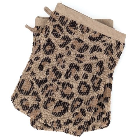 Gant de toilette collection LEOPARD