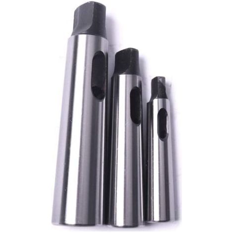 QORVA-Cône Morse douille de perçage Réduction adaptateur pour tour de fraisage (MT1 à MT2, MT3 à MT2, MT3 à MT4,3pcs)
