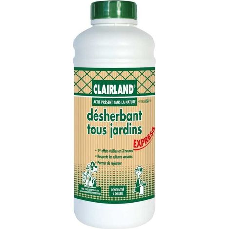 Désherbant Concentré - Acide Pélargonique 237,59 g/L - Pour Jardin Non Professionnel - 910 mL (1/2)