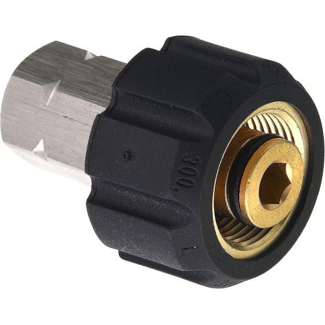 CREA Tool Daily Pressure Washer Adapter, M22 Female To 3/8 Inch Female Npt Fitting, 5000 Psiblack1pcs (1/3)