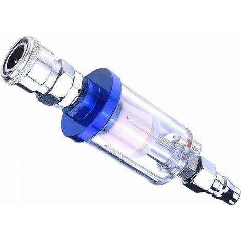 Filtre Separateur d'eau Compresseur Nouveau Professionnel,Filtre Regulateur Air Comprime 1/4 pour Pistolet à Peinture Compresseur d'Air (1/5)