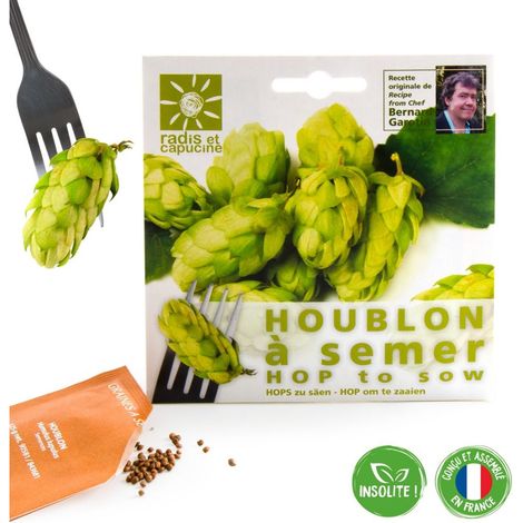 Sachet graines fleurs comestibles - Houblon