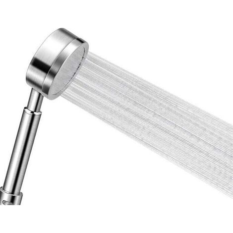 Soffione doccia ad alta pressione in acciaio inox 304, soffione doccia per bagno, risparmio idrico, facile installazione (1/3)