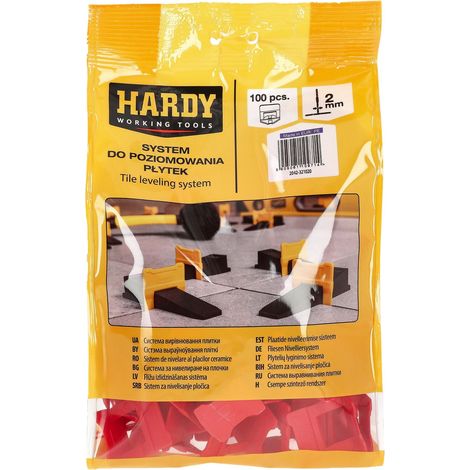 Clips für Nivelliersystem Hardy 2 mm 100 Stück