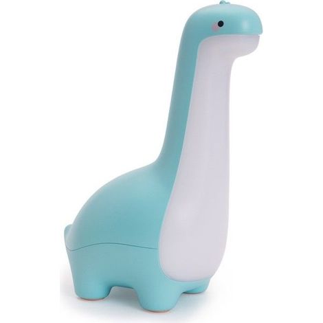 1 veilleuse dinosaure bleue, LED 3 W avec minuterie, lumière chaude 3000 K, rechargeable USB, pour chambre d'enfant (1/5)