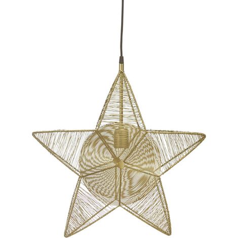[GEBRAUCHT] B-Ware PR Home Dekostern Rigel Hängelampe Lampe Licht Metall creme Ø50cm 1x25W E27 IP20 (1/2)
