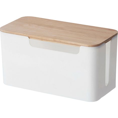Boîte de Rangement Câbles Bureau - Organisateur Fils pour Maison Bureau Cuisine (1/5)