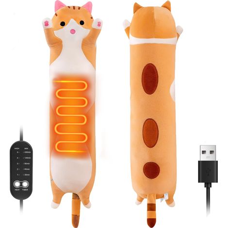 Couverture chauffante pour chat Couverture douillette avec arrêt automatique, Coussin chauffant électrique USB pour les règles, Coussin chauffant pour la nuque, le dos, les épaules et le ventre, Cadea (1/4)