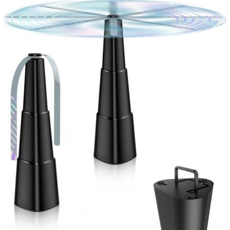 Ventilateur Anti-Mouche, Lot de 2 Répulsifs Anti-Mouches, Fly Fan pour effrayer Les Mouches, Répellante Moustique Fan pour Maison Dîner, Terrasse et Restaurant (1/5)