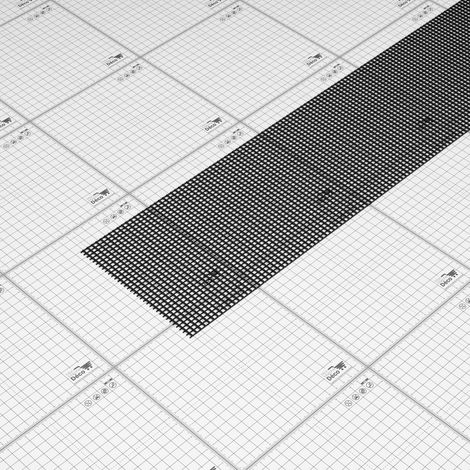 Grillage stop feuilles pour gouttière double profil