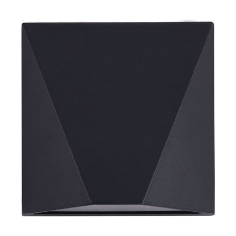 Lampada Da Parete Moderna Per Esterno Metallo Nero Luce Led 6W Ip54 3000K (1/5)