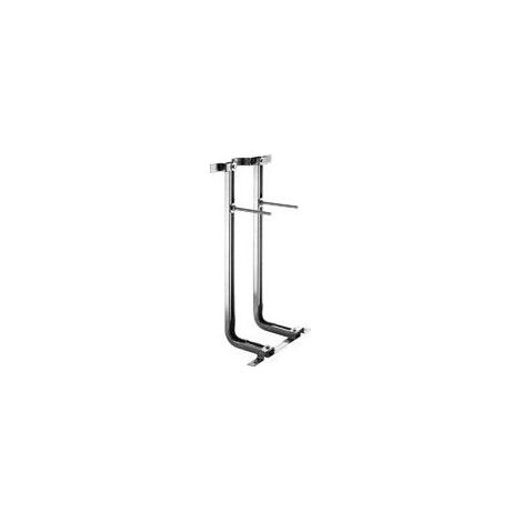 Coppia staffe per vaso o bidet sospeso di Ceramica Alice